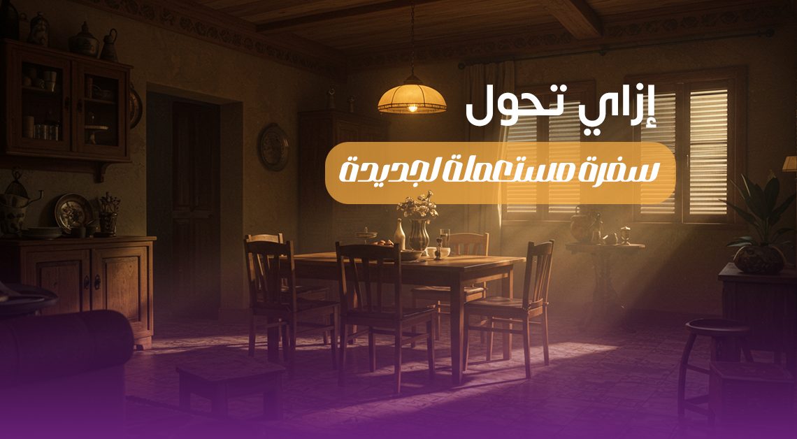 إزاي تحول غرفة سفرة مستعملة قديمة لتحفة جديدة