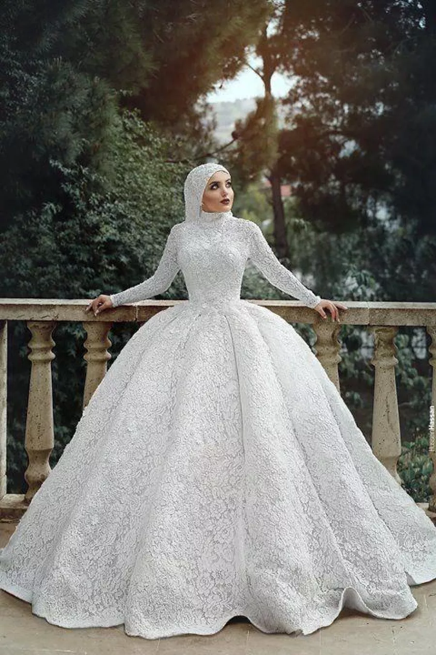 فساتين افراح للمحجبات