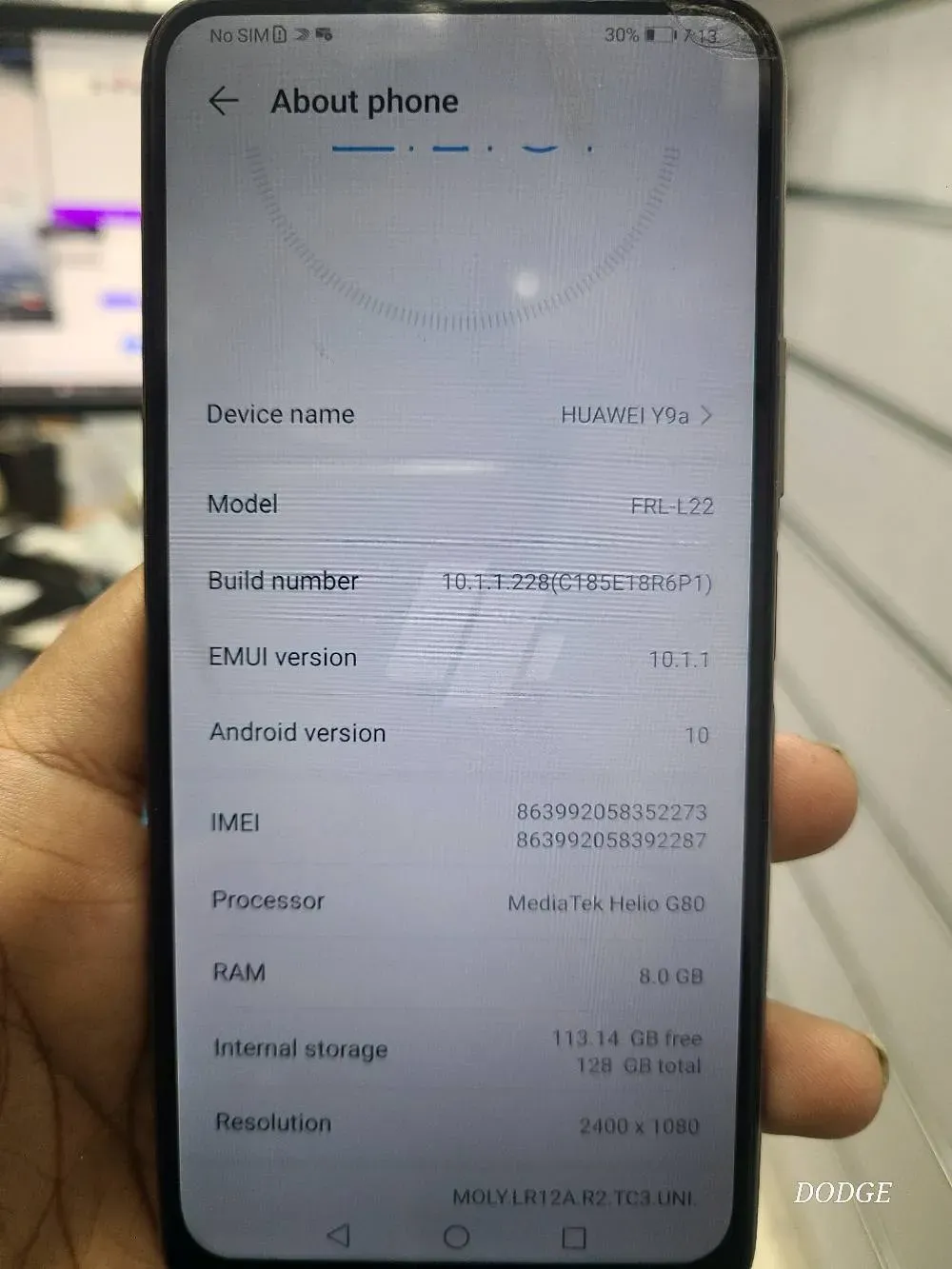 huawei y9a هاتف هواوي 